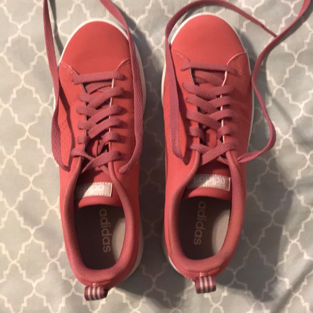 Pink Adidas sneakers sz 8